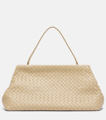 1998 인트레치아토 레더 숄더 백 | Bottega Veneta