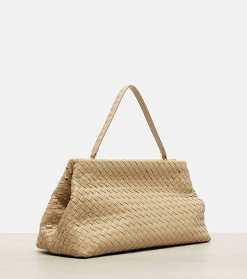 1998 인트레치아토 레더 숄더 백 | Bottega Veneta