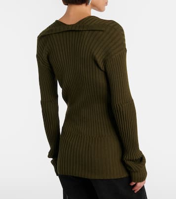 Rippstrick-Top aus Kaschmir und Seide | Bottega Veneta