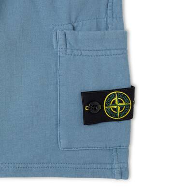 Shorts Compass aus Baumwoll-Jersey | Stone Island Junior