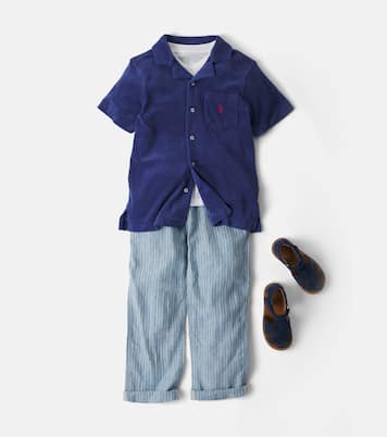 Cotton-blend terry polo shirt | Polo Ralph Lauren Kids