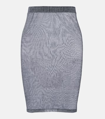 Jupe crayon à carreaux | Elie Saab
