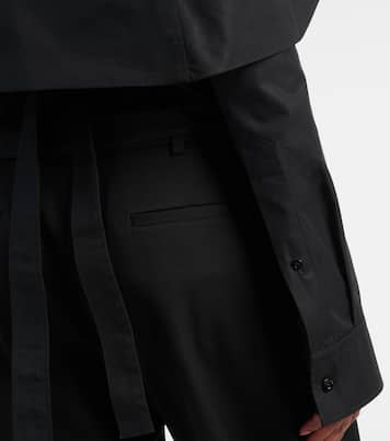 Asymmetric cotton top | Balenciaga