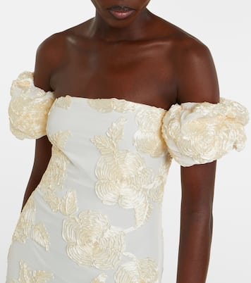 Embroidered bustier gown | Rotate