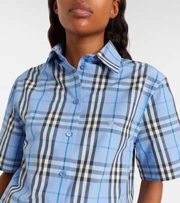 Burberry Check cotton poplin shirt | Burberry