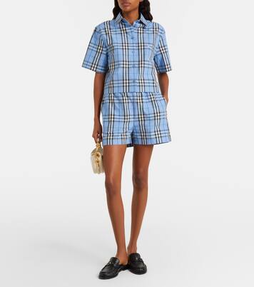 Burberry Check cotton poplin shirt | Burberry
