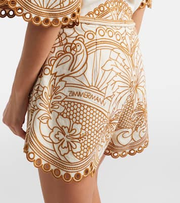 Como 엠브로이더리 코튼 쇼츠 | Zimmermann