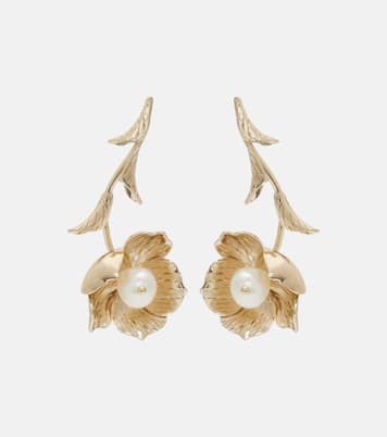 Embellished drop earrings | Erdem