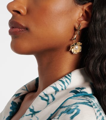 Embellished drop earrings | Erdem