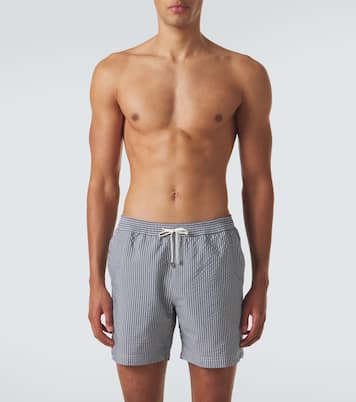Striped swim trunks | Sunspel