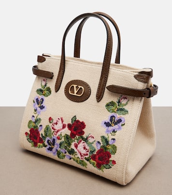 Antibes Medium canvas top-handle bag | Valentino Garavani