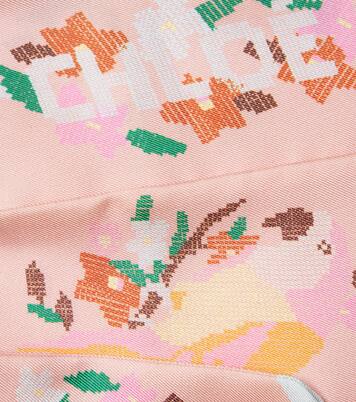 Printed silk scarf | Chloé