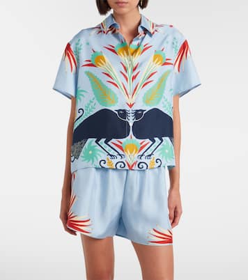 Printed silk pajamas | Etro