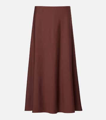 Wool-blend midi skirt | Brunello Cucinelli