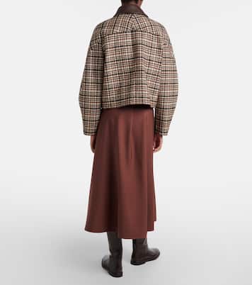 Wool-blend midi skirt | Brunello Cucinelli