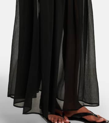 Gonna lunga Irresistible in chiffon di seta | Eres