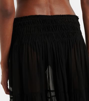 Gonna lunga Irresistible in chiffon di seta | Eres