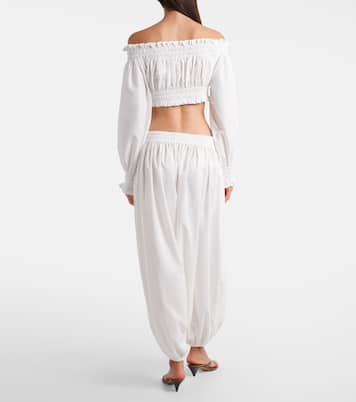 Pantalones globo fruncidos | Norma Kamali