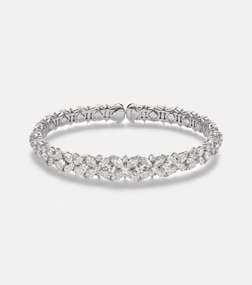 Armreif Y-Couture aus 18kt Weißgold mit Diamanten | Yeprem