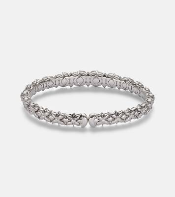 Armreif Y-Couture aus 18kt Weißgold mit Diamanten | Yeprem