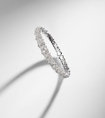 Armreif Y-Couture aus 18kt Weißgold mit Diamanten | Yeprem