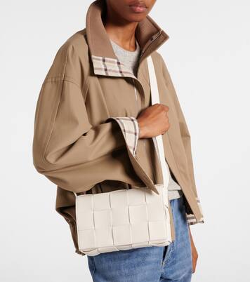 Cassette leather shoulder bag | Bottega Veneta