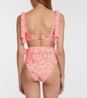 Haut de bikini bandeau The Audrey imprimé | Alexandra Miro