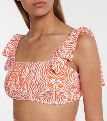 Haut de bikini bandeau The Audrey imprimé | Alexandra Miro