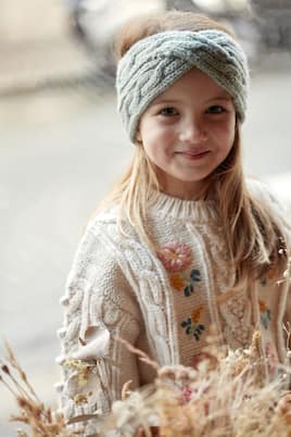 Paloma cable-knit headband | Louise Misha