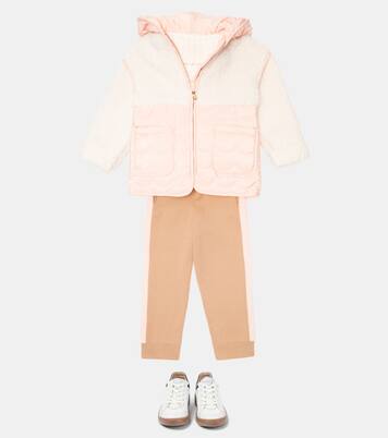 Hooded puffer jacket | Chloé Kids