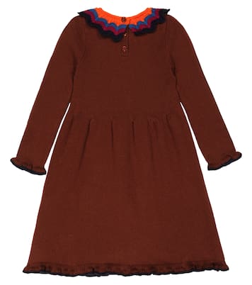 Amberley wool-blend dress | Caramel