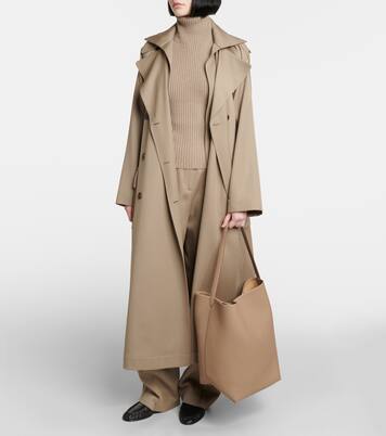 Park Large leather tote bag | The Row