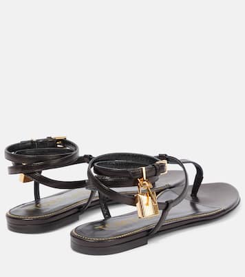 Sandalen Padlock aus Leder | Tom Ford