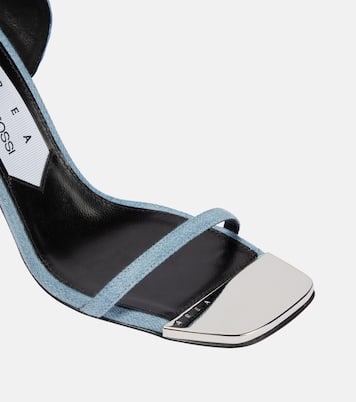 X Sergio Rossi Sandalen Amazona aus Denim | Area