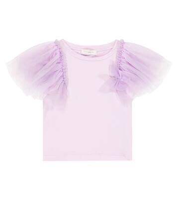 Tulle cotton T-shirt | Monnalisa