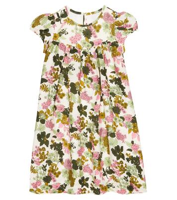 Arletty floral linen and cotton dress | Bonpoint