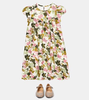 Arletty floral linen and cotton dress | Bonpoint