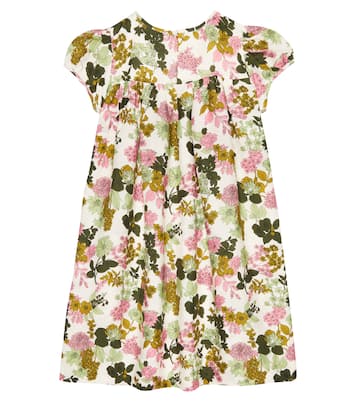 Arletty floral linen and cotton dress | Bonpoint