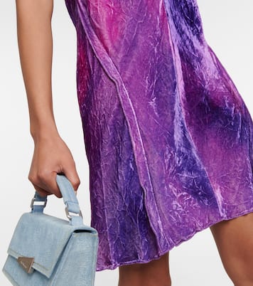 Robe en velours de soie mélangée | Acne Studios