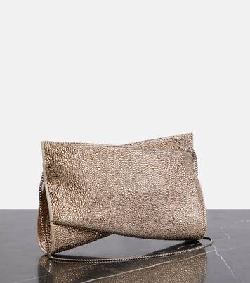Loubitwist Small embellished clutch | Christian Louboutin