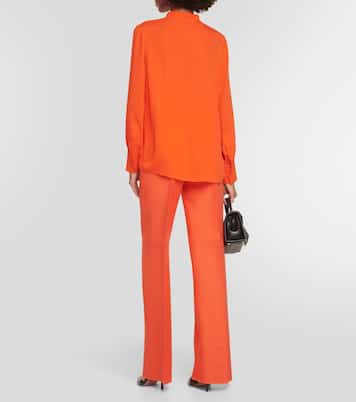 Schluppenbluse aus Seide | Valentino