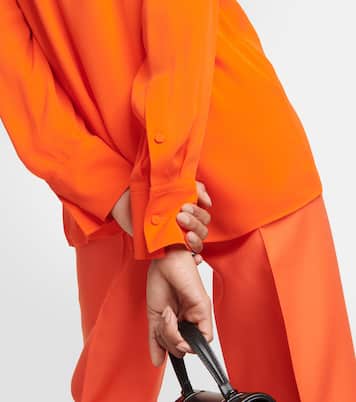 Schluppenbluse aus Seide | Valentino