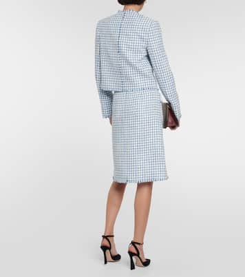 Checked bouclé jacket | Etro