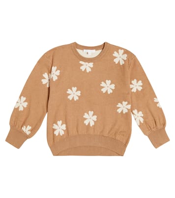 Floral cotton and wool sweater | Chloé Kids