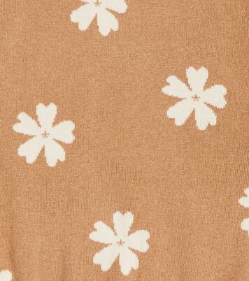 Floral cotton and wool sweater | Chloé Kids