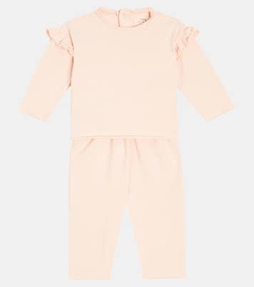 Bebé - set de top y leggings en mezcla de algodón | Il Gufo