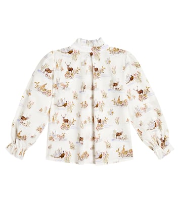 Printed cotton blouse | Paade Mode