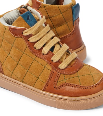 Quilted leather sneakers | Petit Nord