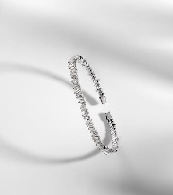 Armreif Classic aus 18kt Weißgold mit Diamanten | Suzanne Kalan