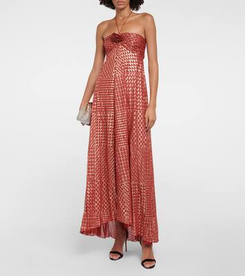 Bedruckte Robe Samira | Rixo